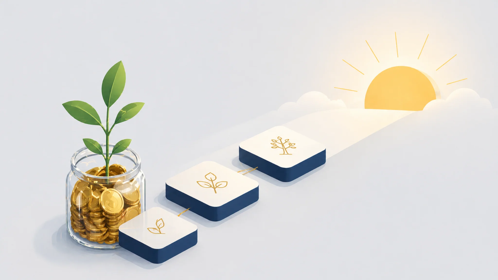 Lupa sobre quatro cartões com critérios para escolher a melhor plataforma de investimento